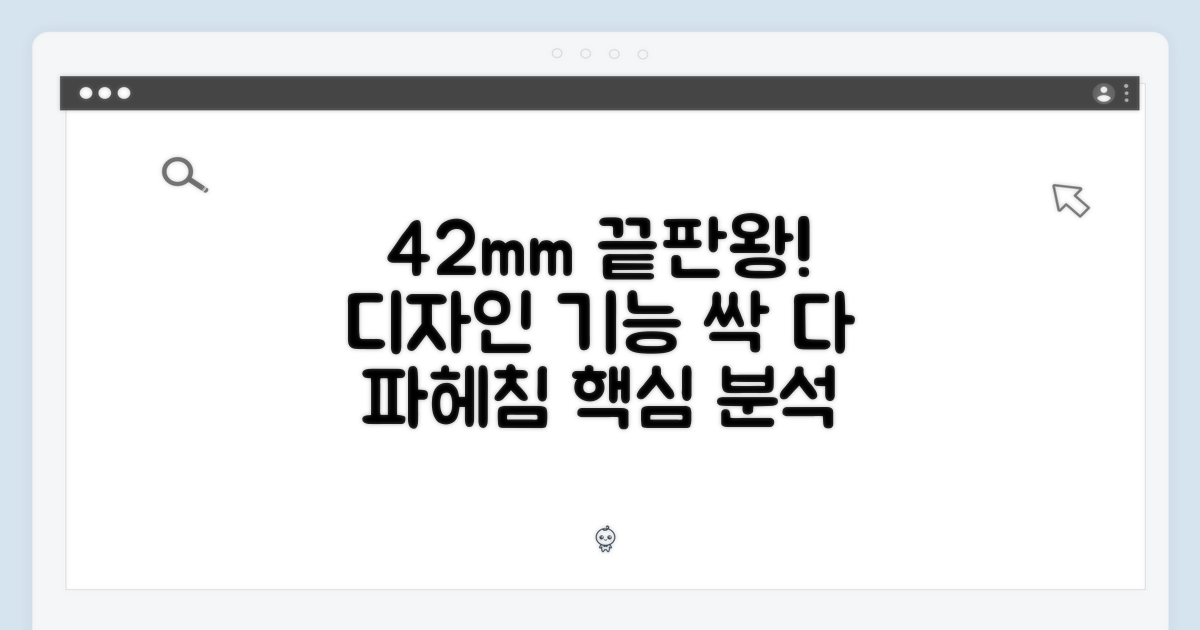 42mm 완벽 분석: 디자인 & 기능