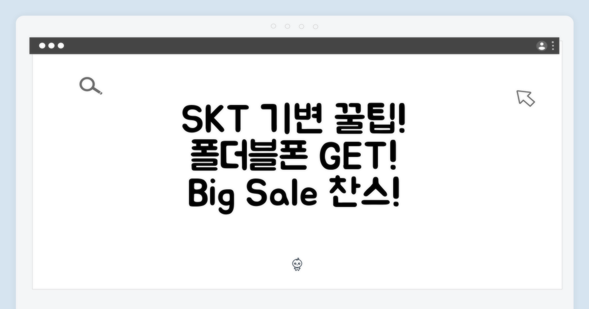SKT 기변, 폴더블폰 득템 찬스!