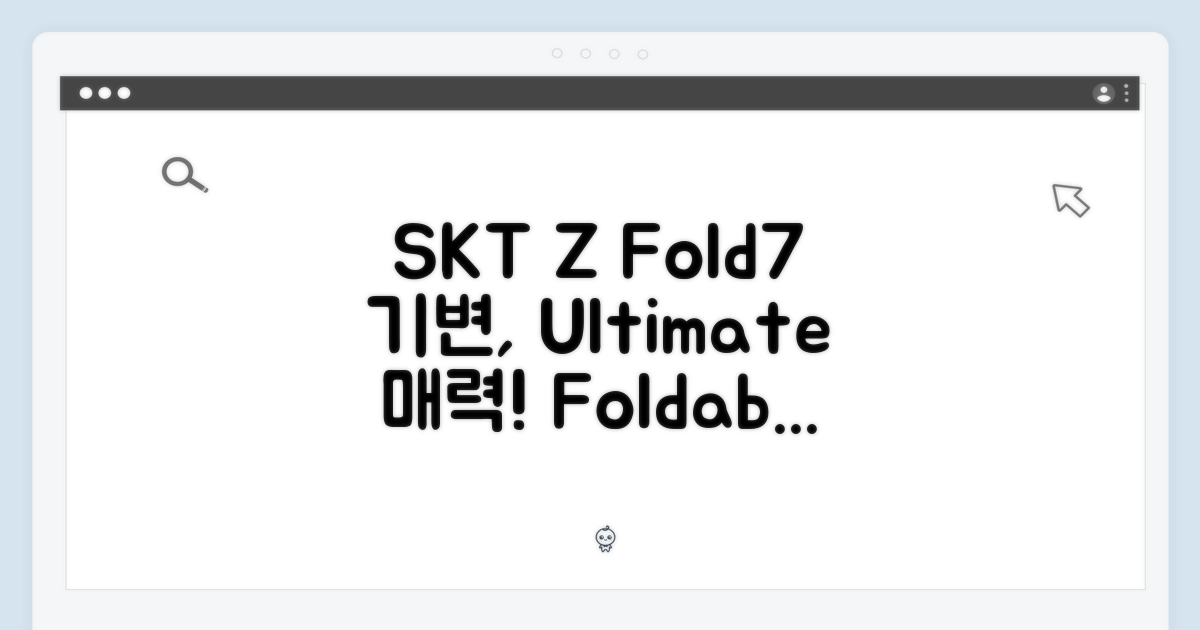 SKT 기변, Z Fold7의 매력