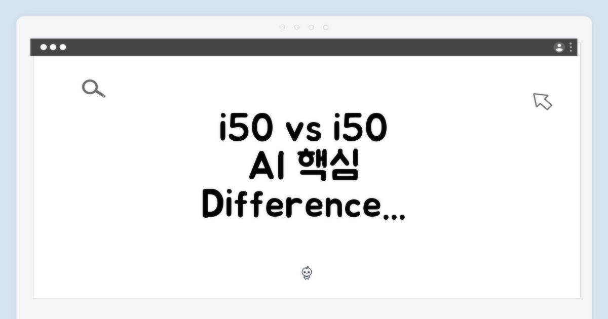 i50 vs i50 AI: 차이점 핵심 정리