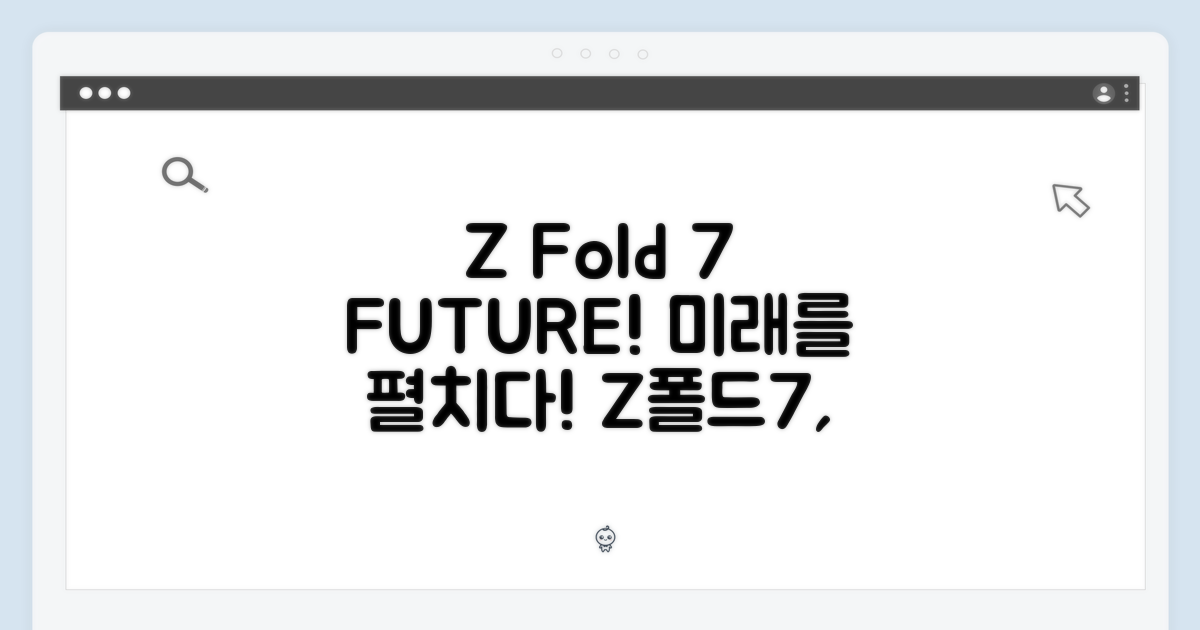 ✨ Z폴드7, 미래를 만나다! ✨