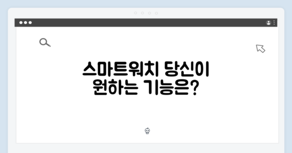 스마트워치, 기대하는 기능은 무엇?
