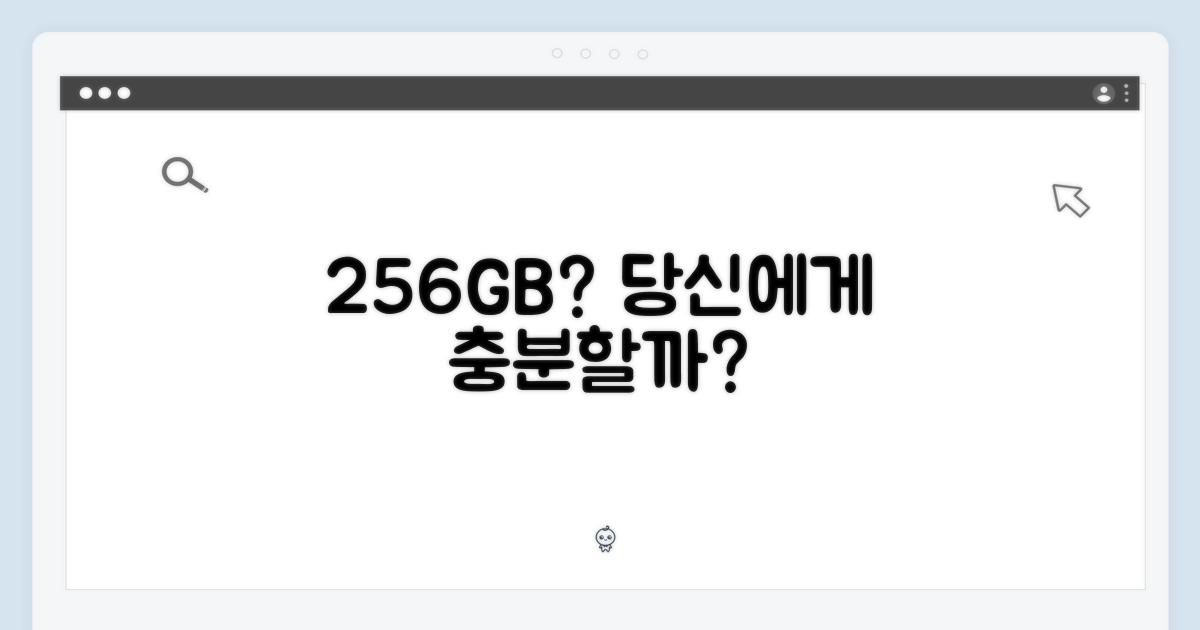 256GB, 당신에게 충분할까?
