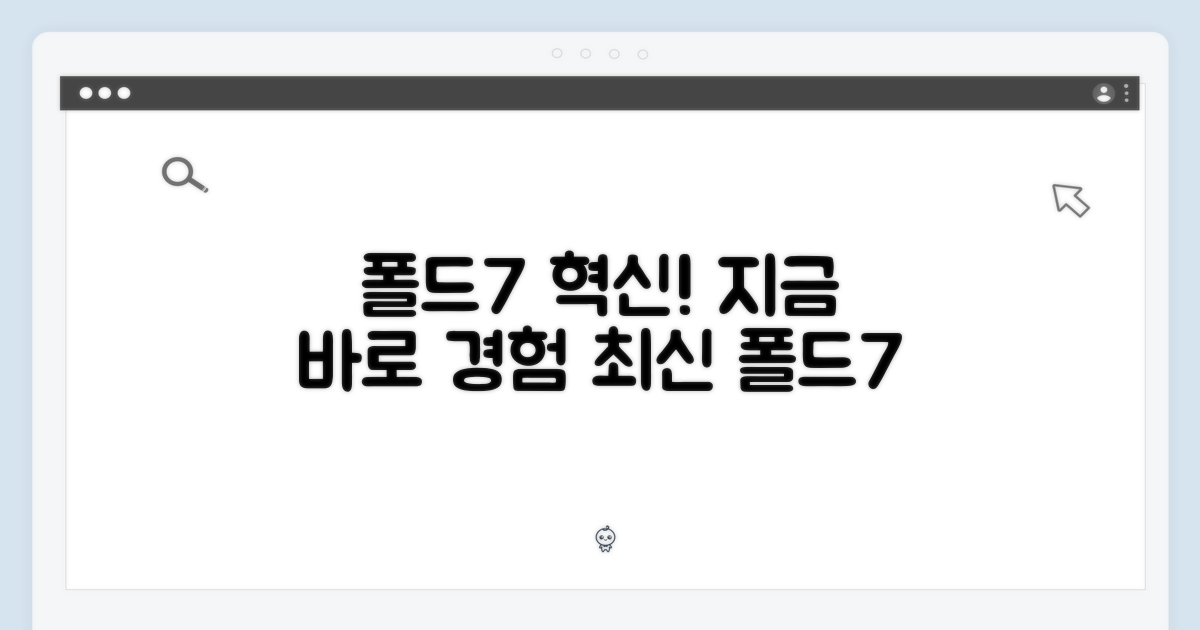 지금 바로 폴드7의 혁신을 경험하세요.