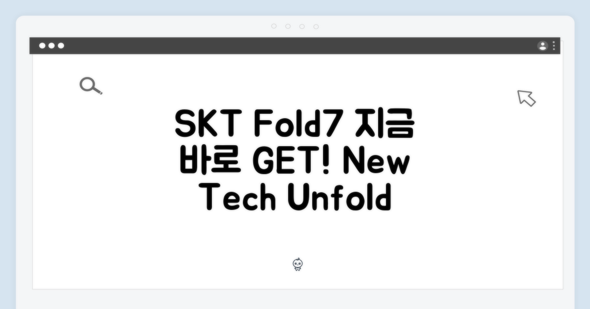 지금 바로 SKT에서 Fold7
