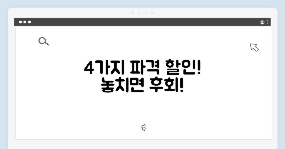 4가지 결합 할인 혜택