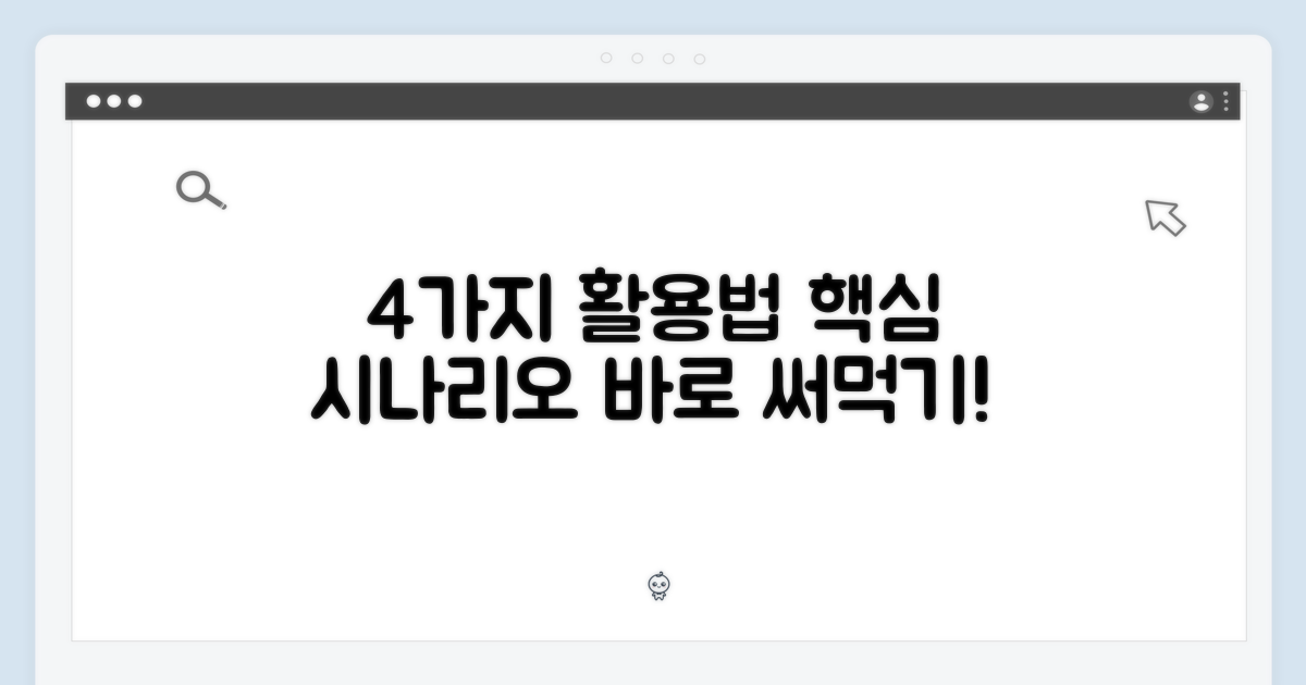 4가지 활용 시나리오