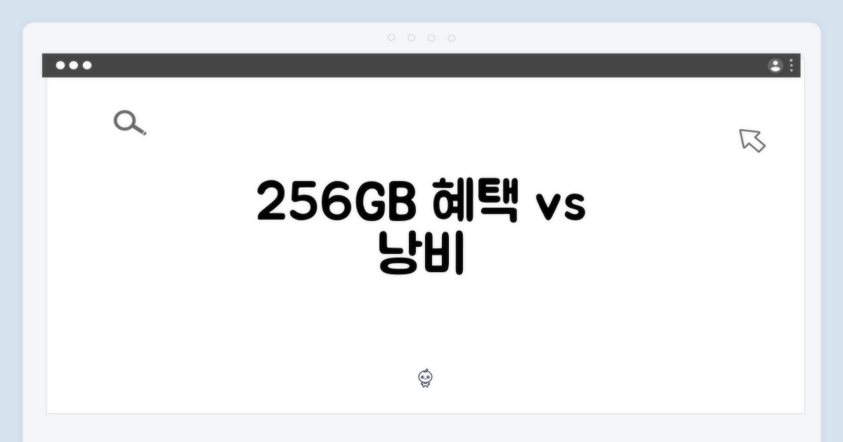 256GB: 필요 vs 과잉