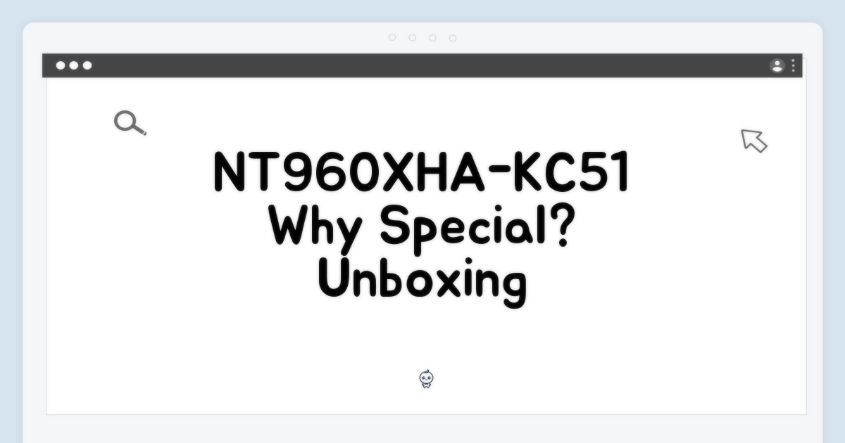 NT960XHA-KC51, 왜 특별할까?