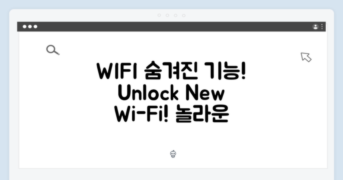 WIFI 전용, 숨겨진 기능 찾아내기