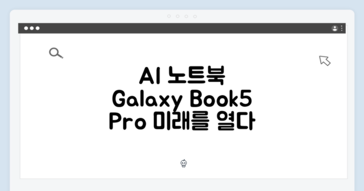 AI 노트북, 갤럭시북5 프로