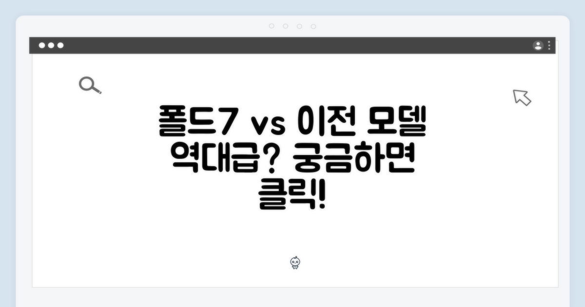 이전 모델 vs 폴드7/플립7