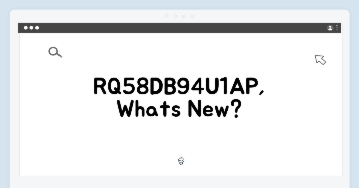 RQ58DB94U1AP, 특별한 기능은?