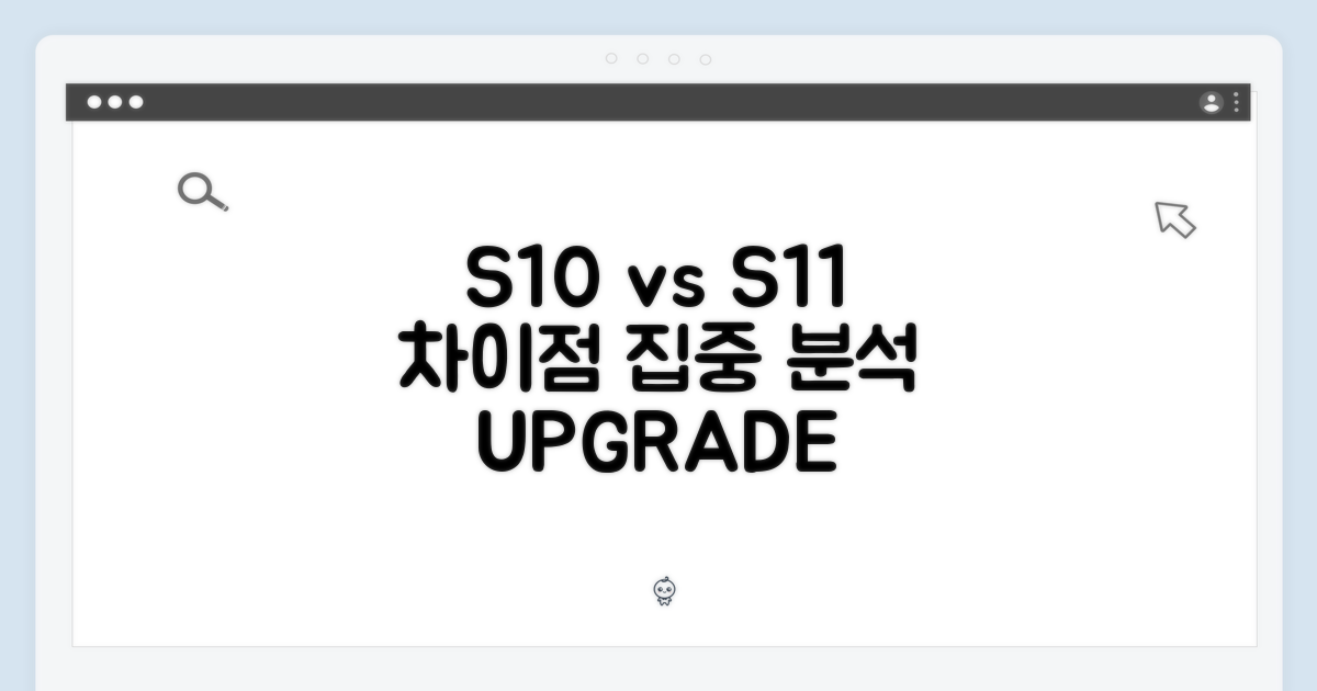 S10 대비 S11 향상점