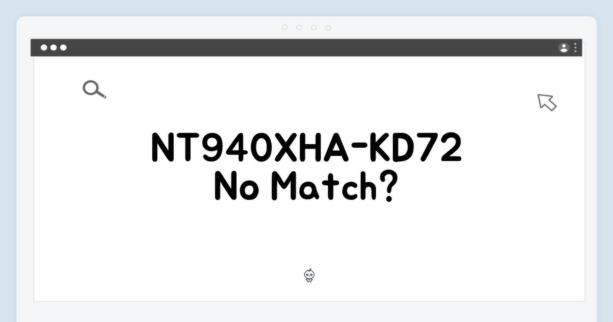 NT940XHA-KD72, 진정한 비교 대상은?