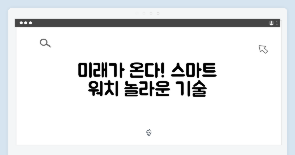 미래를 담은 스마트워치