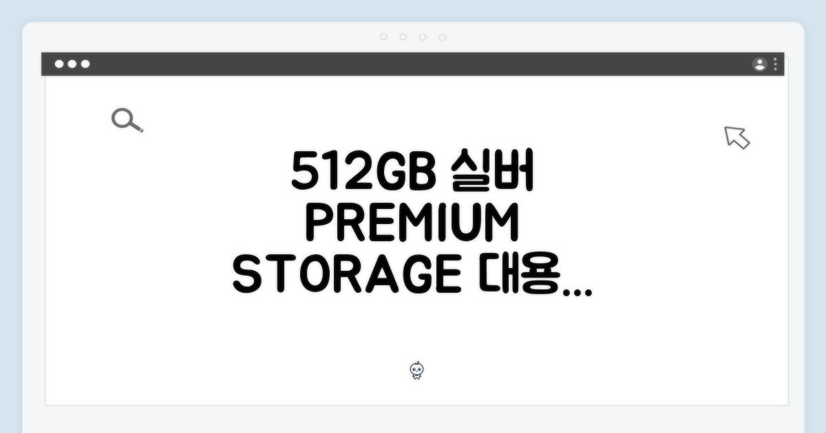 512GB 대용량, 실버의 품격
