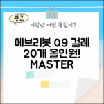 에브리봇 Q9 걸레 20개, 올인원 마스터!