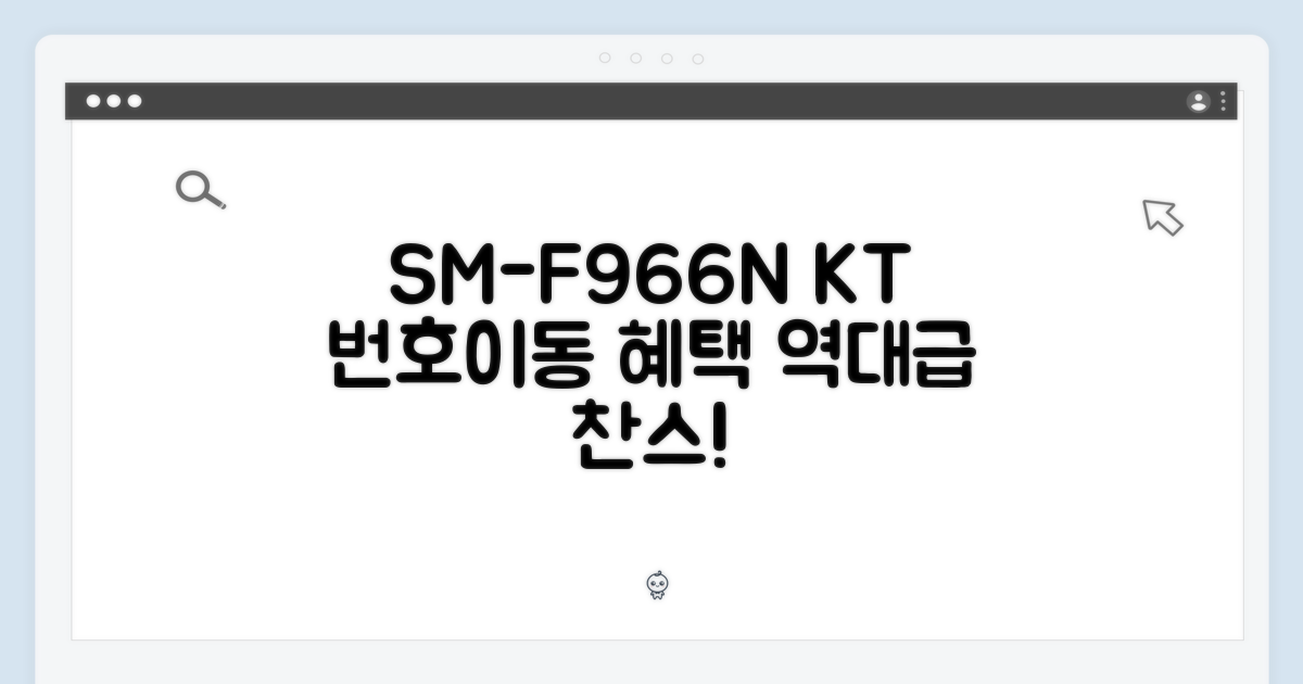 SM-F966N, KT 번호이동 혜택