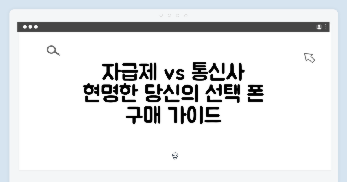 자급제 vs 통신사, 현명한 선택
