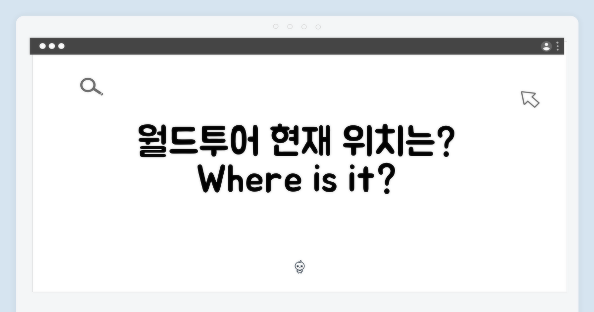 월드투어, 어디까지 왔나?