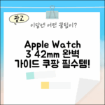 Apple 워치 3 42mm 완벽 가이드