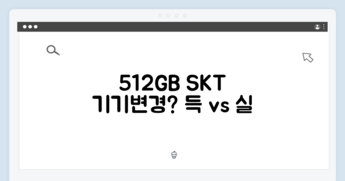 512GB, SKT 기기변경 득일까?