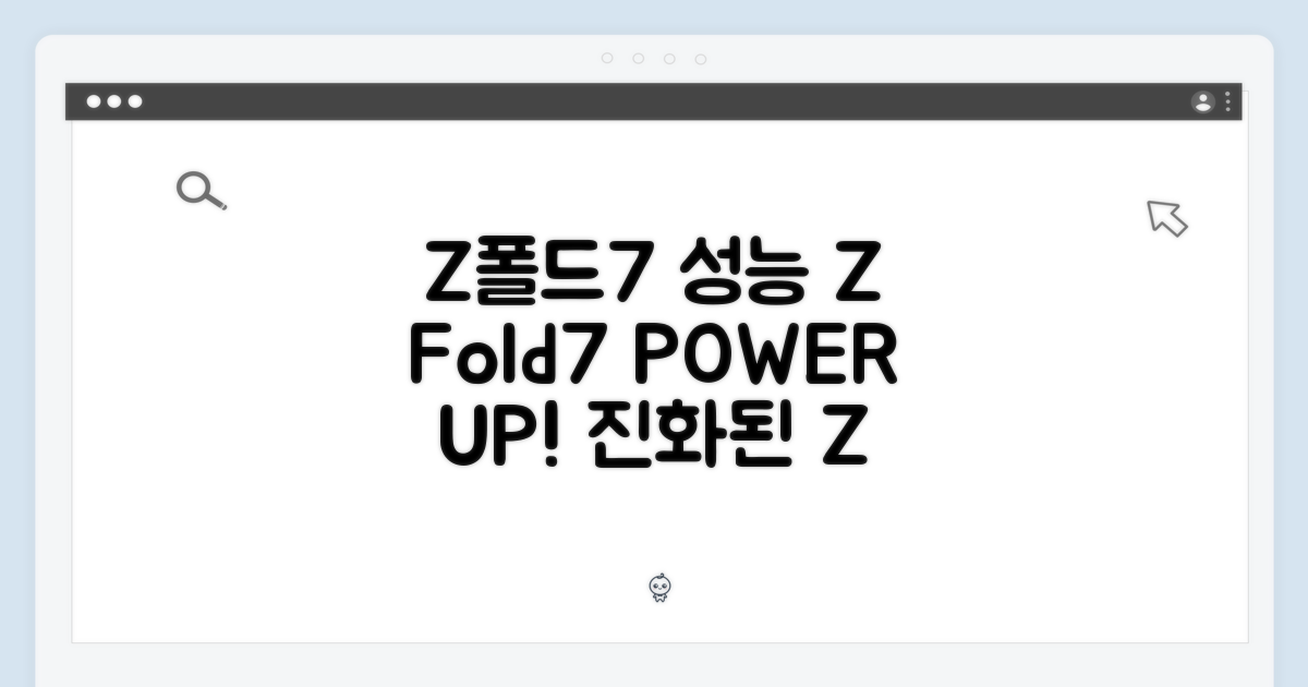 Z폴드7, 성능은 어떨까?