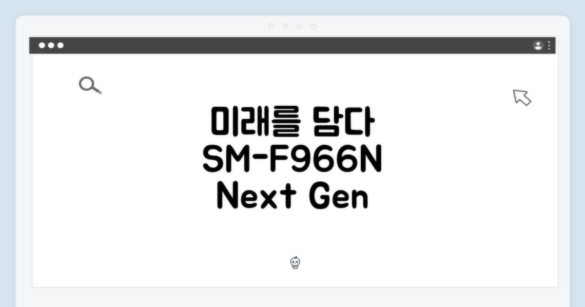 SM-F966N, 미래를 담다