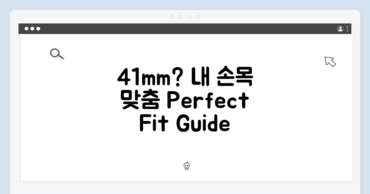 41mm, 나에게 맞을까?