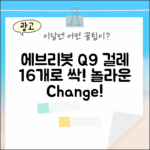 에브리봇 Q9 걸레 16개, 놀라운 변화!
