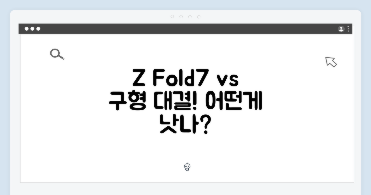 이전 모델과 Z Fold7 비교 분석