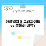 애플워치 8 셀룰러 그래파이트, 매력적일까요?