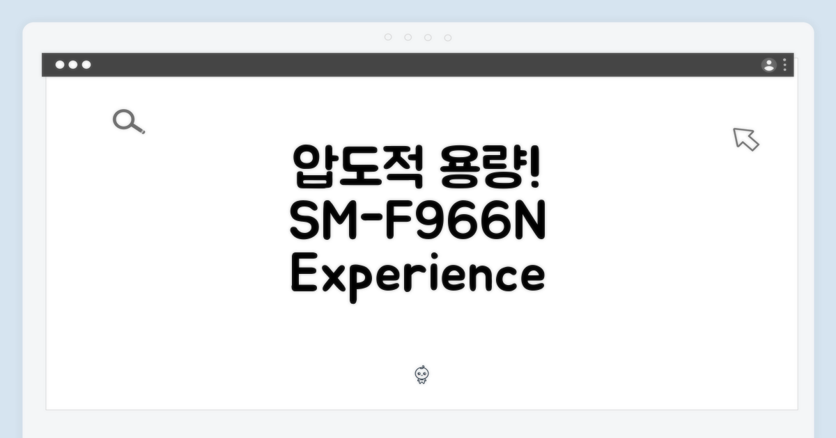 SM-F966N, 압도적 용량 경험
