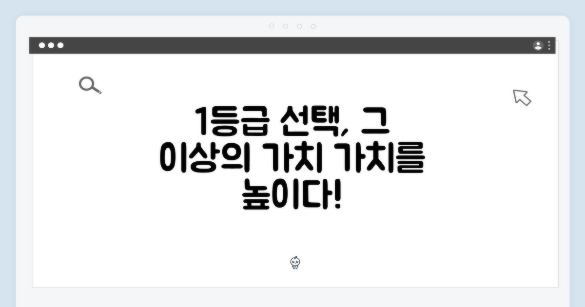 1등급: 선택, 그 이상의 가치
