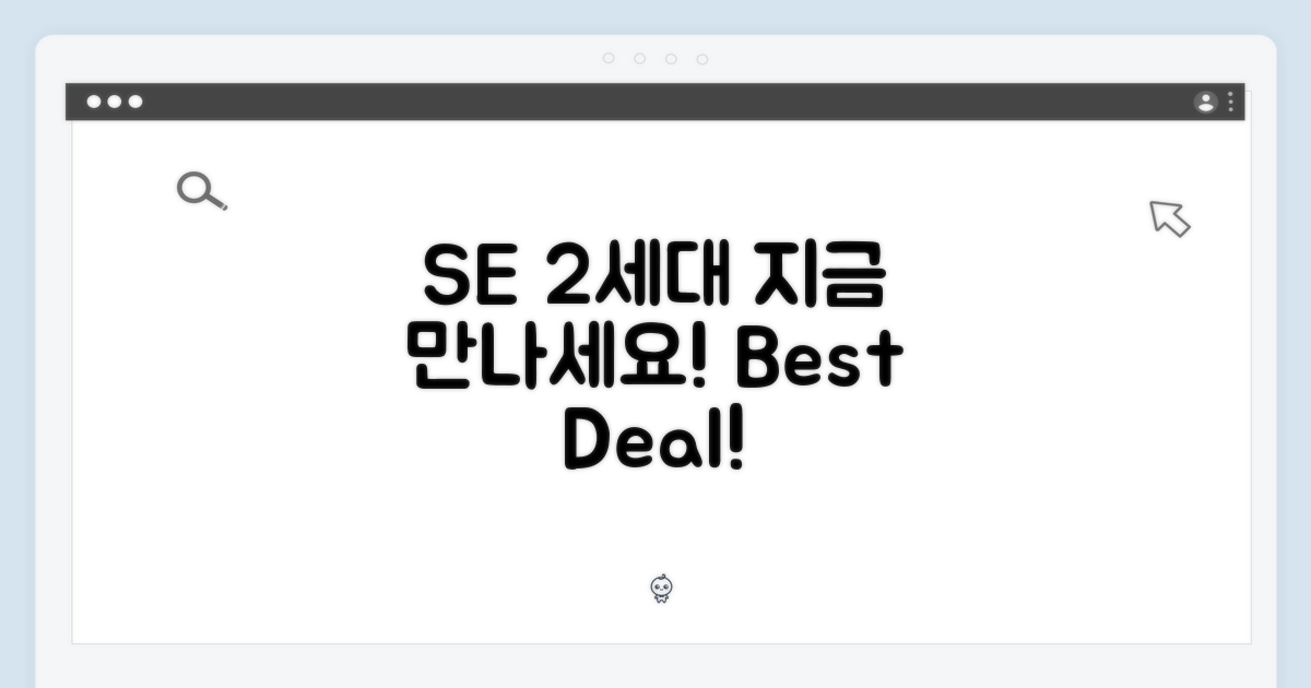 SE 2세대, 지금 만나보세요