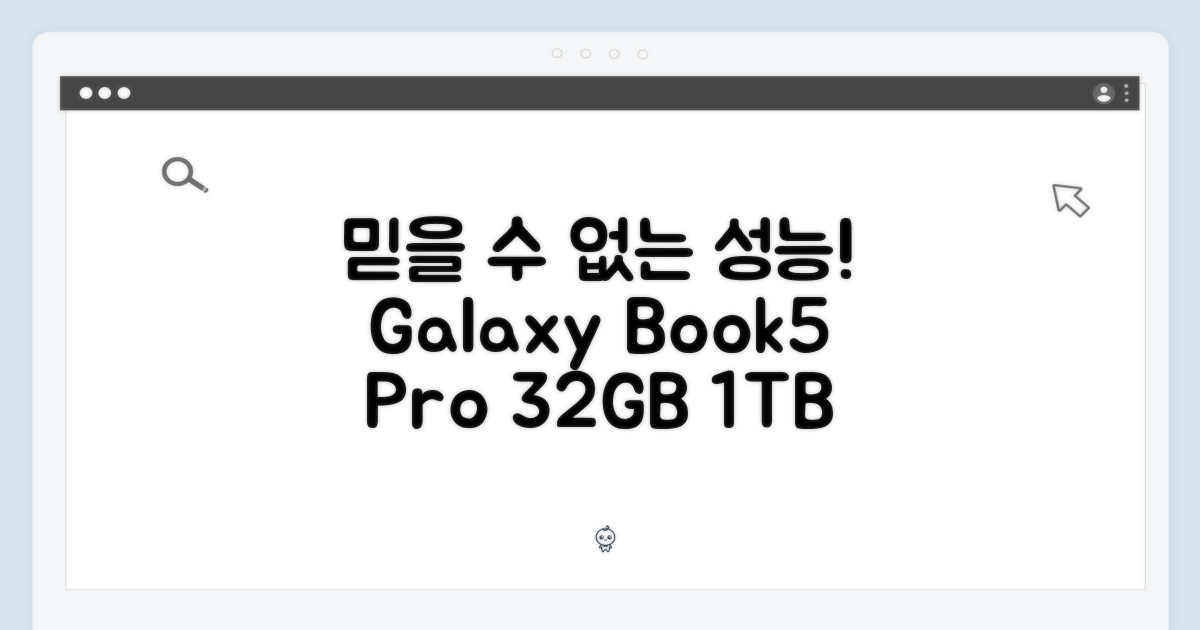 믿을 수 없어! 갤럭시북5 프로 32GB, 1TB 루나레이크!