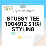 스투시 돌리 티셔츠 1904912: 3가지 스타일링 팁