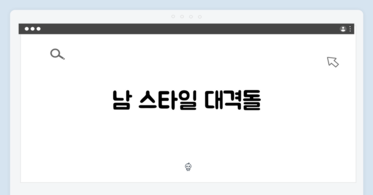 남성 vs. 여성 스타일링