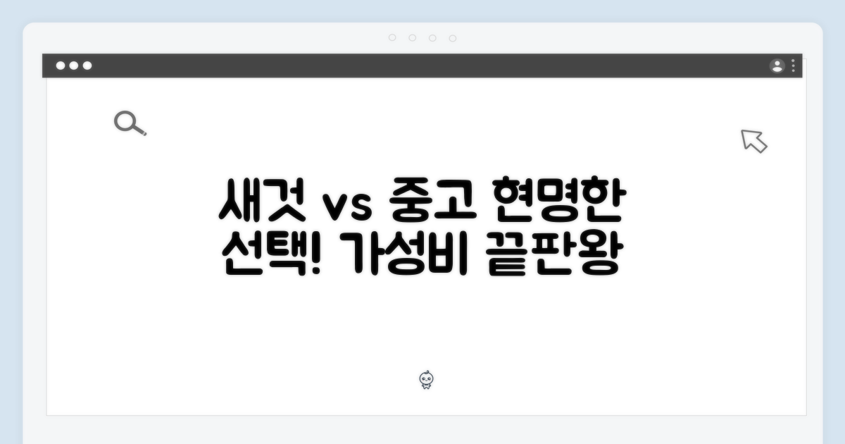 합리적 선택, 새것과 새것 아닌 것