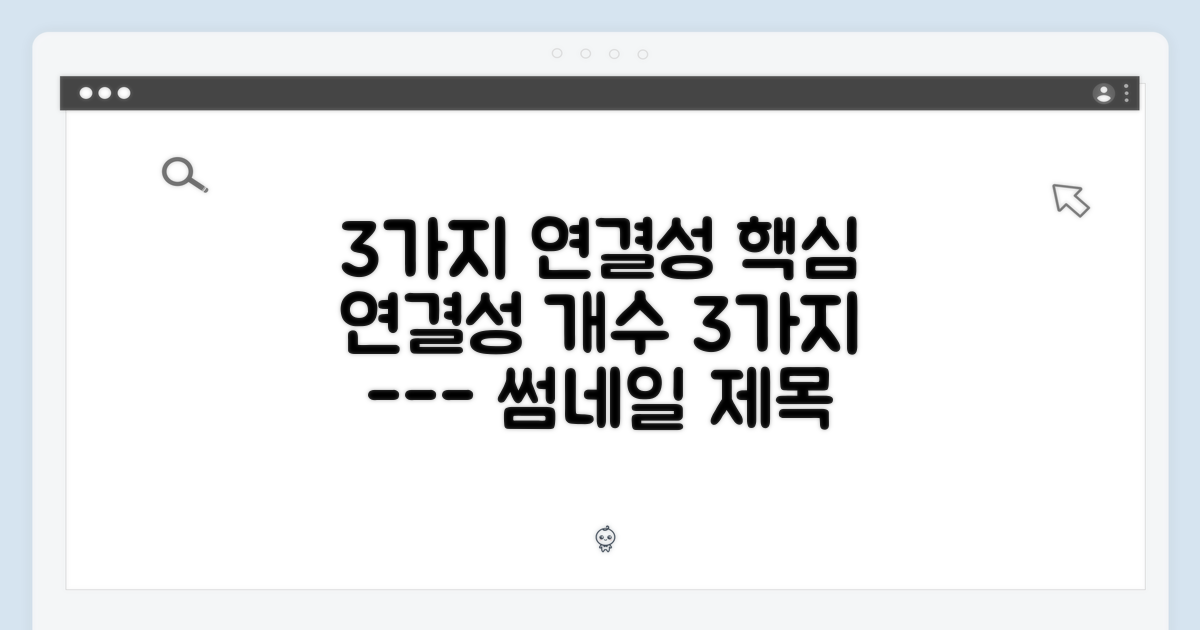 3가지 연결성