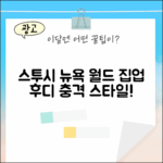 스투시 월드 뉴욕 집업 후디, 충격적인 스타일!