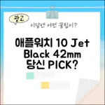 애플워치 10 제트블랙 42mm, 당신의 선택은?