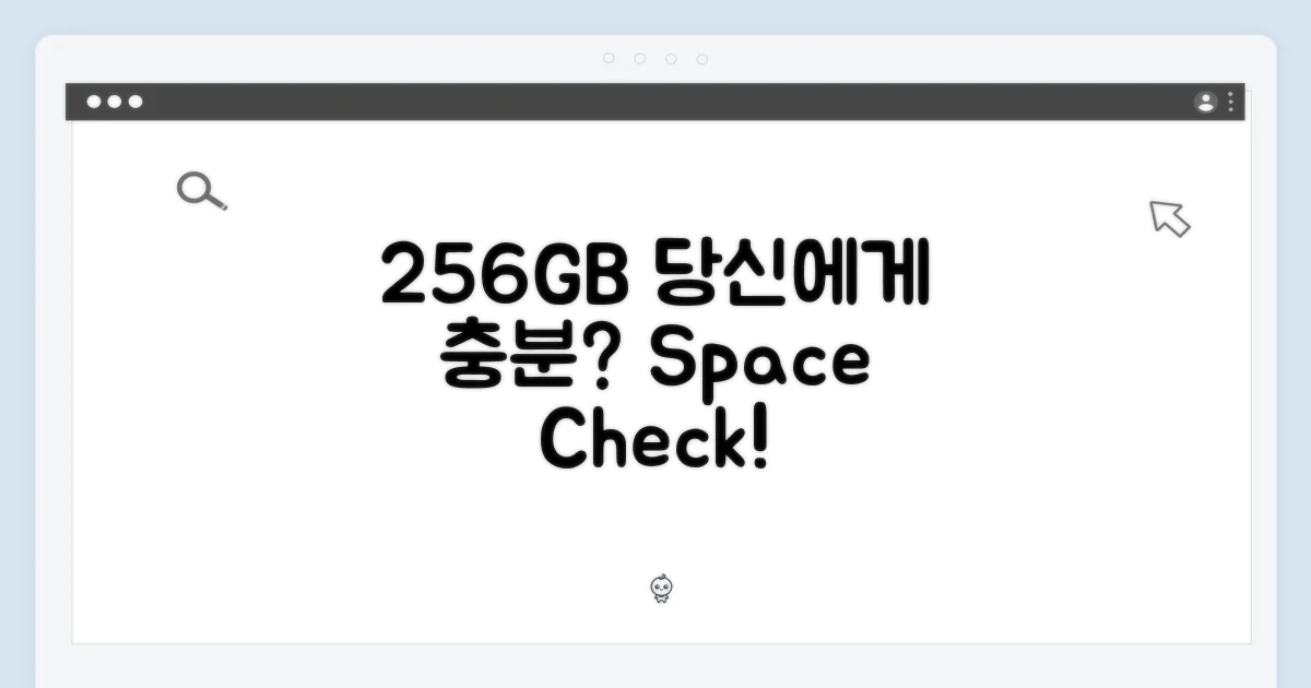 256GB, 당신에게 충분할까?